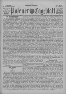 Posener Tageblatt 1897.09.14 Jg.36 Nr428