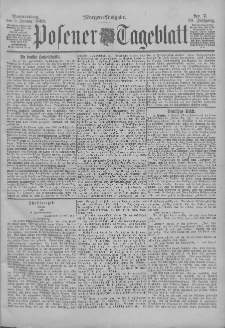 Posener Tageblatt 1899.01.05 Jg.38 Nr7