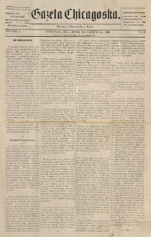 Gazeta Chicagowska. 1885.06.30 R.1 No.29