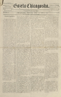 Gazeta Chicagowska. 1885.07.07 R.1 No.30