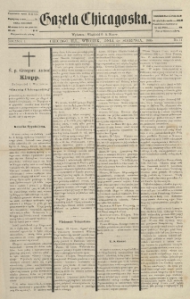Gazeta Chicagowska. 1885.08.04 R.1 No.34