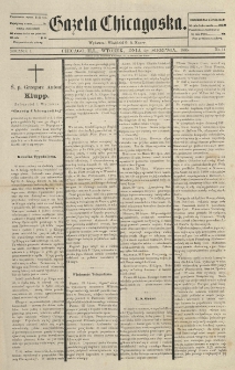 Gazeta Chicagowska. 1885.08.04 R.1 No.34