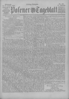 Posener Tageblatt 1899.01.18 Jg.38 Nr30