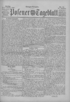 Posener Tageblatt 1899.02.17 Jg.38 Nr81