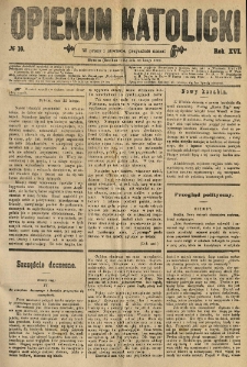 Opiekun Katolicki. 1889.02.23 R.16 nr16