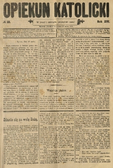 Opiekun Katolicki. 1889.03.20 R.16 nr23