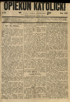 Opiekun Katolicki. 1889.11.02 R.16 nr57