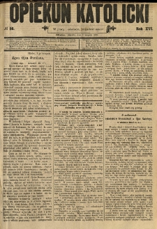 Opiekun Katolicki. 1889.11.09 R.16 nr58