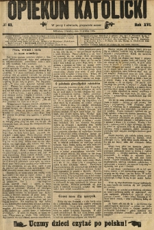 Opiekun Katolicki. 1889.12.14 R.16 nr63