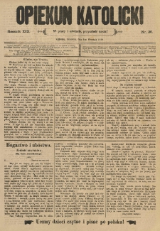 Opiekun Katolicki. 1892.09.03 R.19 nr36