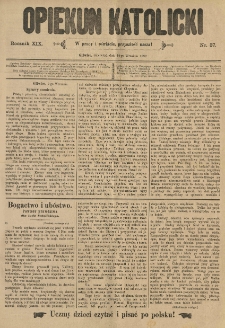 Opiekun Katolicki. 1892.09.10 R.19 nr37