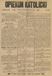 Opiekun Katolicki. 1892.10.01 R.19 nr40