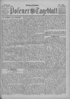 Posener Tageblatt 1899.04.26 Jg.38 Nr193