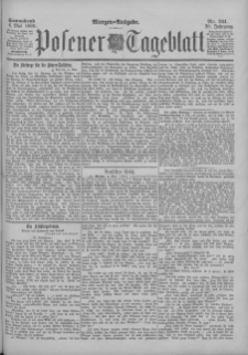 Posener Tageblatt 1899.05.06 Jg.38 Nr211