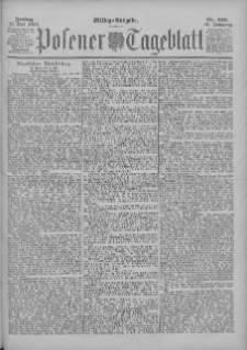Posener Tageblatt 1899.05.12 Jg.38 Nr220