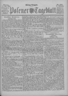 Posener Tageblatt 1899.05.15 Jg.38 Nr224