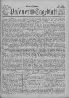 Posener Tageblatt 1899.05.21 Jg.38 Nr235