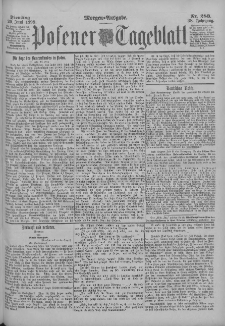 Posener Tageblatt 1899.06.20 Jg.38 Nr283