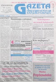 Gazeta Średzka 1997.01.16 Nr2(83)