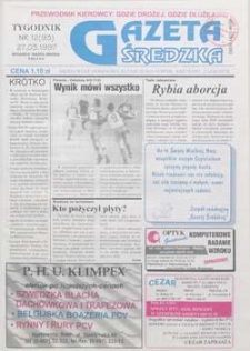 Gazeta Średzka 1997.03.27 Nr12(93)