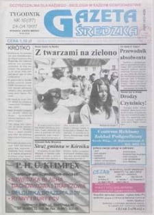 Gazeta Średzka 1997.04.24 Nr16(97)