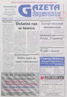 Gazeta Średzka 1997.04.30 Nr17(98)