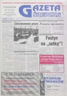 Gazeta Średzka 1997.05.08 Nr18(99)