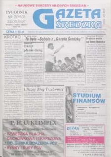 Gazeta Średzka 1997.05.22 Nr20(101)