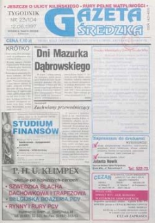 Gazeta Średzka 1997.06.12 Nr23(104)