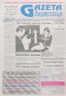 Gazeta Średzka 1997.06.26 Nr25(106)