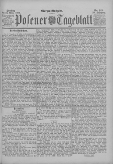 Posener Tageblatt 1899.03.24 Jg.38 Nr141