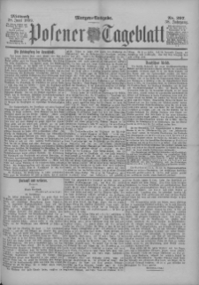 Posener Tageblatt 1899.06.28 Jg.38 Nr297