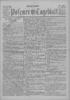 Posener Tageblatt 1899.06.29 Jg.38 Nr300