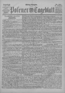 Posener Tageblatt 1899.07.01 Jg.38 Nr304