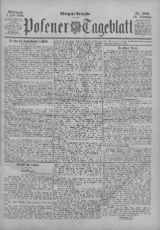 Posener Tageblatt 1899.07.05 Jg.38 Nr309