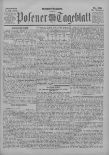 Posener Tageblatt 1899.07.08 Jg.38 Nr315