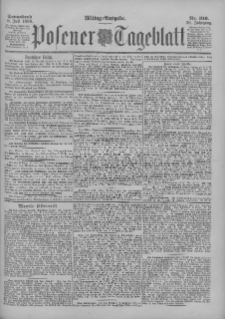 Posener Tageblatt 1899.07.08 Jg.38 Nr316