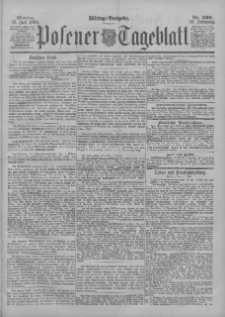 Posener Tageblatt 1899.07.17 Jg.38 Nr330