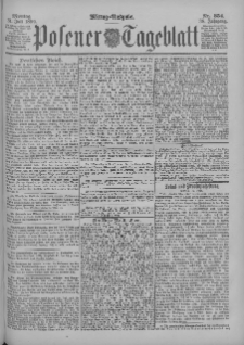 Posener Tageblatt 1899.07.31 Jg.38 Nr354