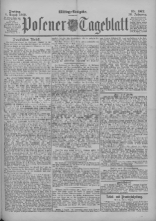 Posener Tageblatt 1899.08.04 Jg.38 Nr362