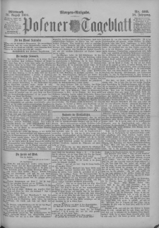 Posener Tageblatt 1899.08.30 Jg.38 Nr405
