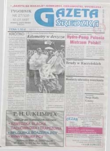 Gazeta Średzka 1997.07.10 Nr27(108)