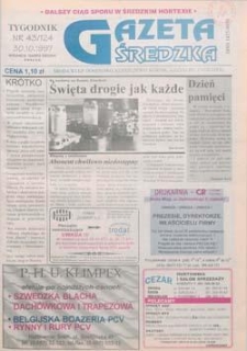 Gazeta Średzka 1997.10.30 Nr43(124)