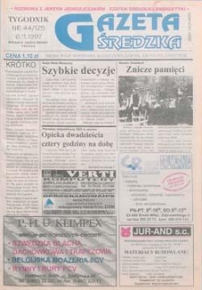 Gazeta Średzka 1997.11.06 Nr44(125)