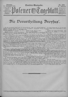 Posener Tageblatt 1899.09.10 Jg.38 Nr426