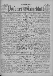 Posener Tageblatt 1899.09.15 Jg.38 Nr434