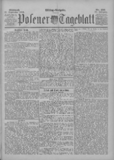 Posener Tageblatt 1899.09.27 Jg.38 Nr455