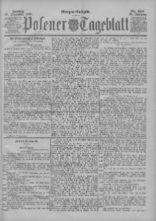 Posener Tageblatt 1899.09.29 Jg.38 Nr458