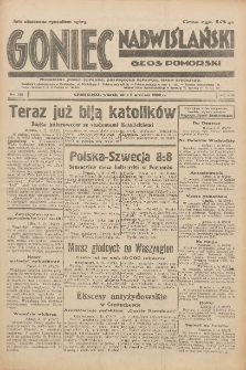 Goniec Nadwiślański: Głos Pomorski: Niezależne pismo poranne, poświęcone sprawom stanu średniego 1932.12.06 R.8 Nr281