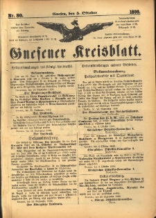 Gnesener Kreisblatt. 1899.10.05 Nr80